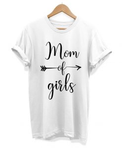 Mom Of Girls - Slogan Hipster - Unisex T-shirt