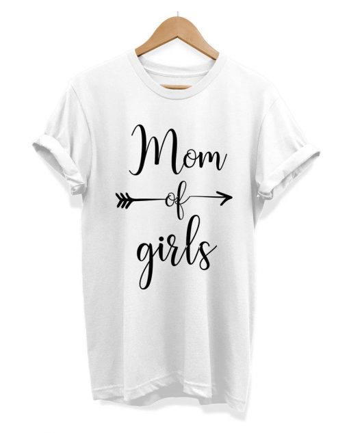 Mom Of Girls - Slogan Hipster - Unisex T-shirt