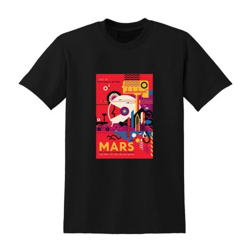 NASA Visions of the Future Mars Tshirt