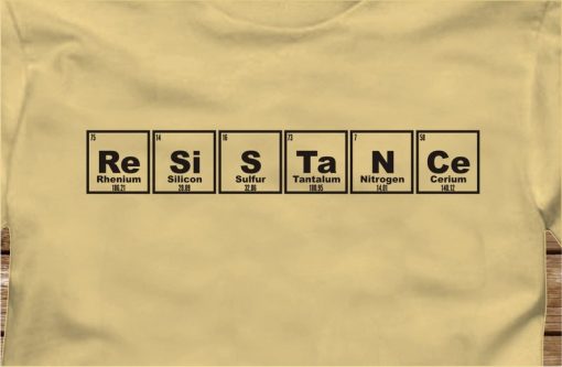 RESISTANCE Periodic Table T-Shirt