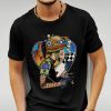 Tank Girl Charile Don't Surf Military Tattoo Funny Black T-shirt