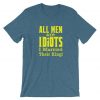 all men are idiots, funny couple's shirt