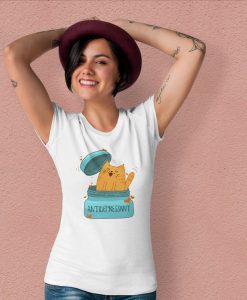 Cat Jar Antidepressant Women Cat Tshirt