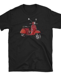 Classic Italian Red Vespa Scooter T-Shirt