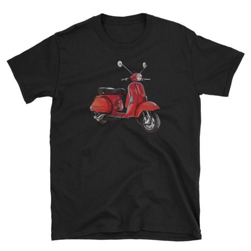 Classic Italian Red Vespa Scooter T-Shirt