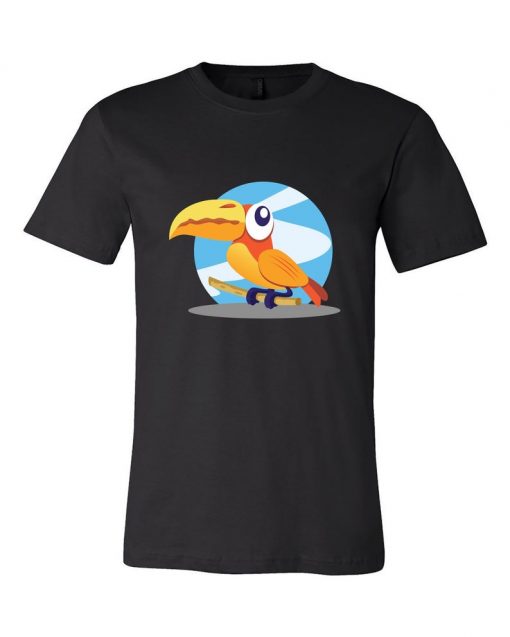 Cute Parrot cGraphic Unisex T-Shirts