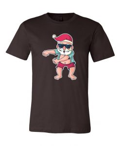 Dancing Santa Graphic Unisex T-Shirts