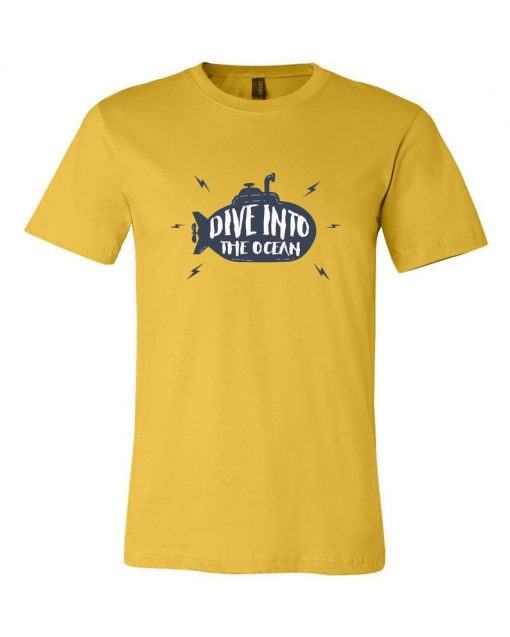 Dive in to Ocean Graphic Unisex T-Shirts