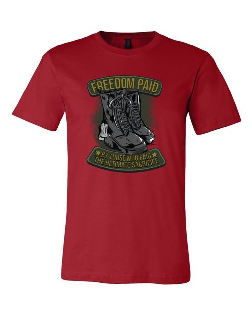 Freedom Paid Graphic Unisex Cotton T-Shirts