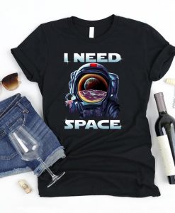 I need Space Astronaut on Moon with Earth Reflection t shirt