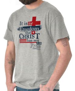 Jesus Christ Set Free Christian Shirt