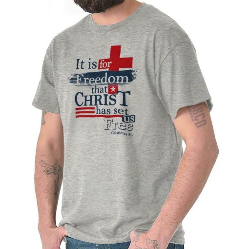 Jesus Christ Set Free Christian Shirt