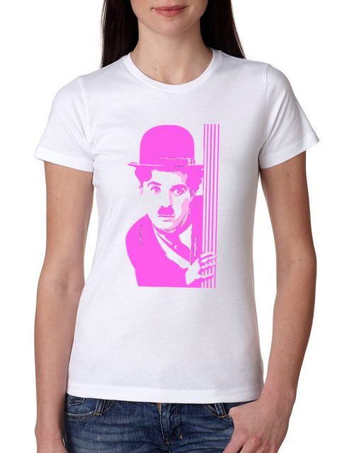 Ladies' Charlie Chaplin t shirt