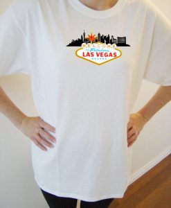 Las Vegas themed t-shirt