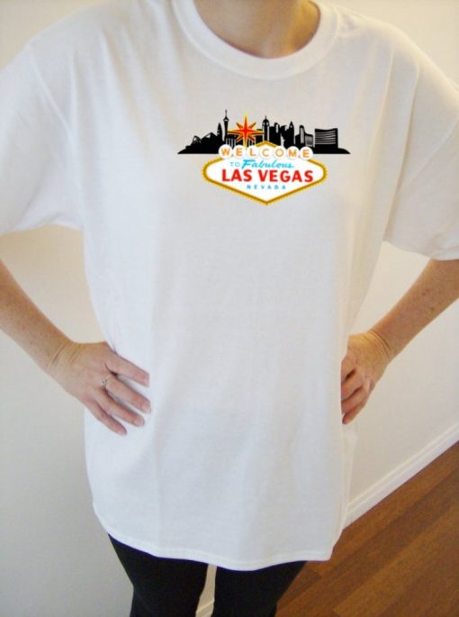 Las Vegas themed t-shirt