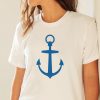 Navy Anchor See Ship T-shirt