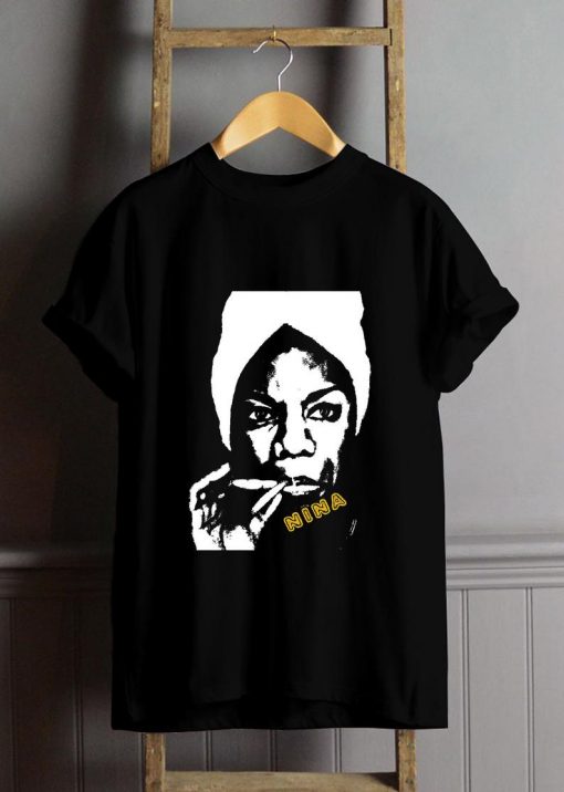 Nina Simone White Siga T Shirt