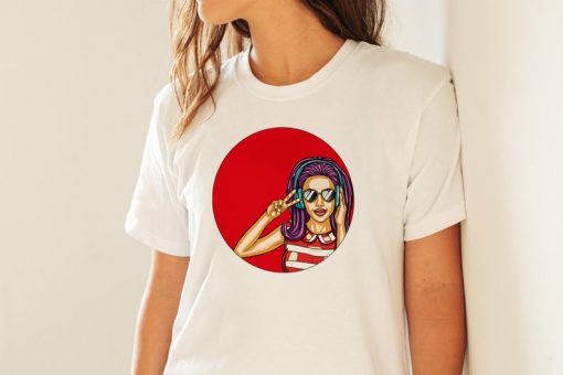 Pop Art Woman Girl T-shirt