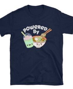 Powered By Ramen Bubble Tea Unisex Shirt