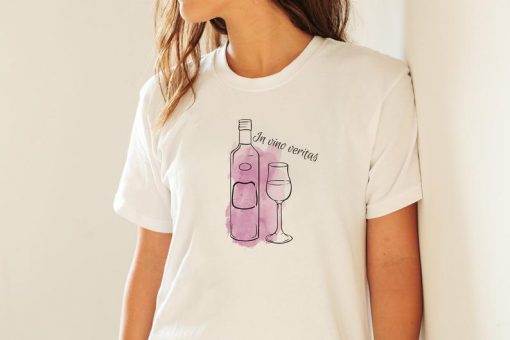 Wine T-shirt In Vino Veritas T-shirt