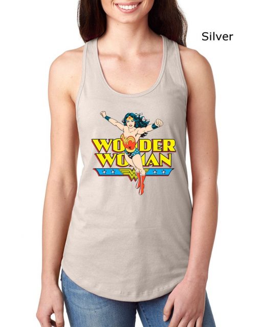 Wonder Woman Next Level Ladies' Ideal Racerback Tanks