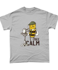 Bee Calm Sippin Tee Graphic T Shirt