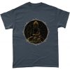 Bhudda Mandala Black & Gold Spritual T-Shirt