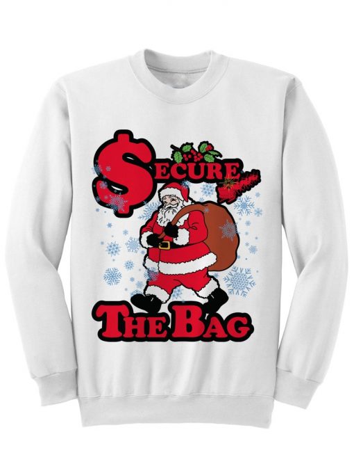 Christmas Sweater Secure The Bag Santa Ugly Sweater