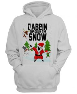 Dabbin Through The Snow Christmas Hoodie