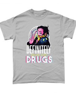 Definitely Not On Drugs Wavey Peace T-Shirt