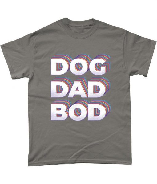 Dog Dad Bod Funny Graphic T Shirt