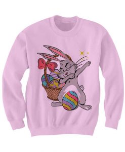 Easter Sweater Dabbin' Easter Bunny Sweatshirt