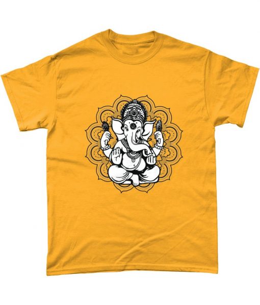 Ganesh Chaturthi Mandala Hindu Spiritual T Shirt