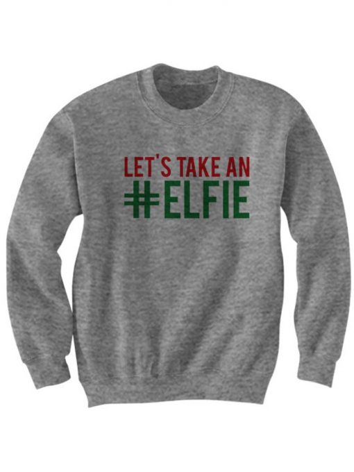 Let's Take An Elfie Christmas Sweater