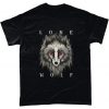 Lone Wolf Red Eye Wolf Tshirt