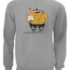 My Hero Academia Hero Fat Gum Donut Printed Unisex Gray Sweater