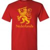 NETHERLANDS LION RAMPANT - Unisex Cotton T-Shirt