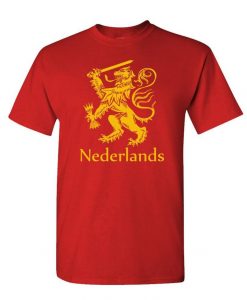 NETHERLANDS LION RAMPANT - Unisex Cotton T-Shirt