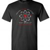 NEVER TRUST AN Atom - Unisex Cotton T-Shirt Tee Shirt