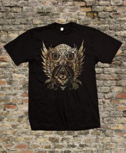 Owl Illuminatii T Shirt