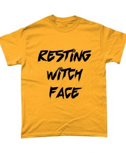 Resting Witch Face Halloween T Shirt