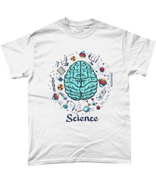 Science Brain Graphic T Shirt