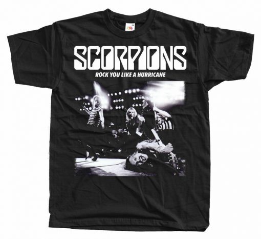 Scorpions - Rock You Like a Hurricane Black T SHIRT