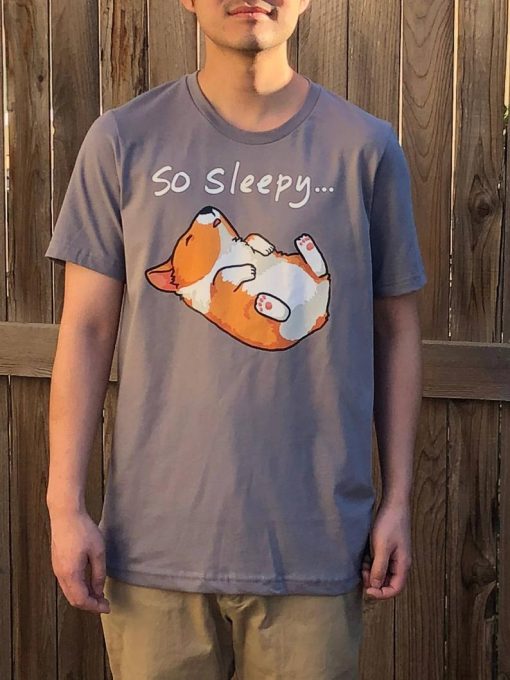 So Sleepy Cute Corgi T-Shirt