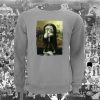 Spongebob Squarepants Mona Lisa Squidward Printed Unisex Gray Sweater