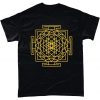 Sri Yantra Hindu Indian Navayoni Chakra Sacred Geometry T-Shirt