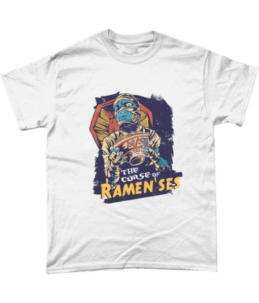 The Curse Of Ramen Noodle Graphic Mummy T Shirt