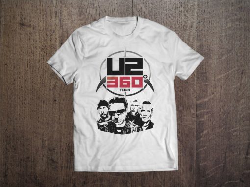 U2 Men White T-shirt