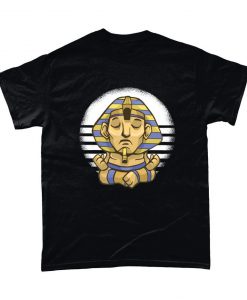 Yoga Meditating Sphinx Egyptian Tshirt