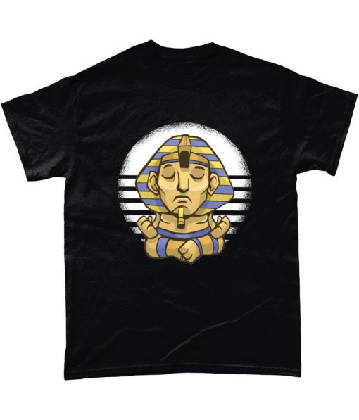 Yoga Meditating Sphinx Egyptian Tshirt